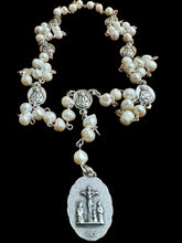 Load image into Gallery viewer, 7 Sorrows Chaplet Small Fresh Water Pearls
