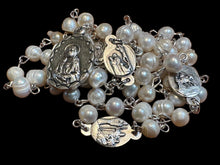 Load image into Gallery viewer, 7 Sorrows Chaplet Small Fresh Water Pearls
